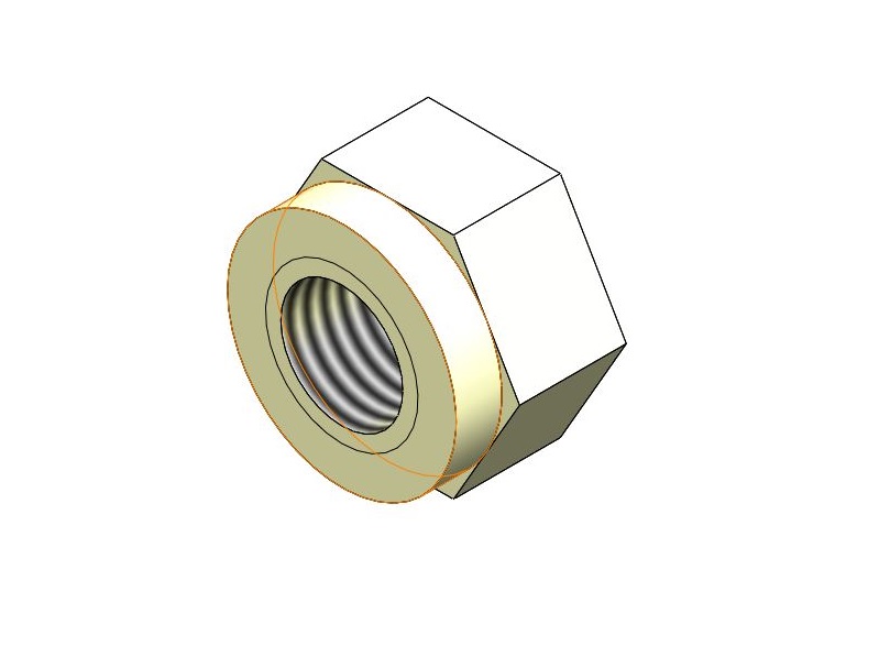 Гайка М20-6Н.8.019 DIN 985 (ISO 10511)