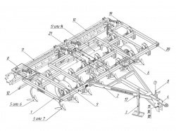 Общее устройство культиватора POLARIS 4 (-01) выпускаемого до 2016 г.