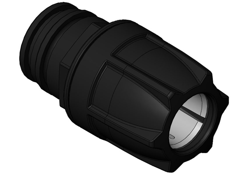 Концевой быстросъёмный фитинг D1/2" T3M (Bondioli кат. №190213)