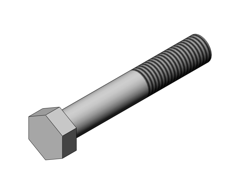 Болт М16-6gх100.88.019 DIN 931 (ДСТУ ГОСТ 7798:2008)