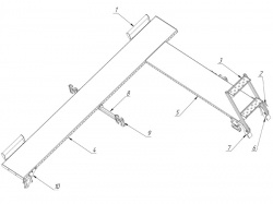 Подножная доска ПШКК 12.060