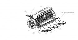 Сеялка зернотуковая  рядовая ASTRA-3,6А STANDART