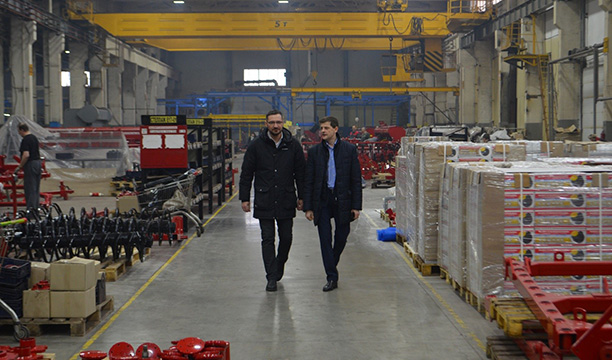 Заместитель Министра Михаил Антонов посетил с рабочим визитом завод «Белинсксельмаш»