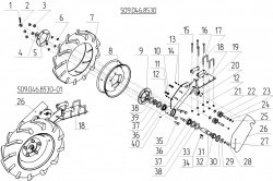 Опорно-приводное колесо 509.046.8530 и 509.046.8530-01