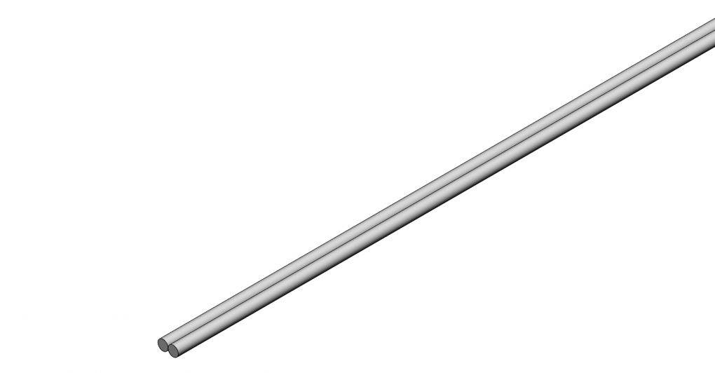 Провод ПВС 2х1,5 ГОСТ 7399-97, L=1500мм