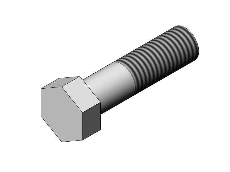 Болт М20-6gх80.88.019 DIN 933 (ДСТУ ГОСТ 7798:2008)