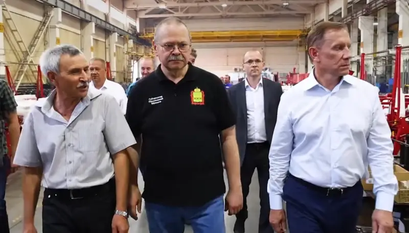 Губернатор Пензенской области Мельниченко Олег Владимирович посетил завод "Белинсксельмаш"